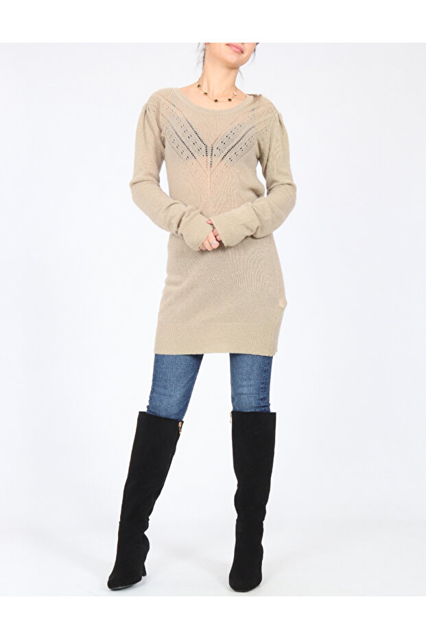 Pulover, Bej - 1