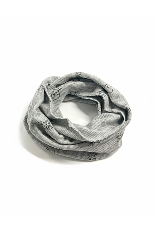 Esarfa circulara, Gri - 1