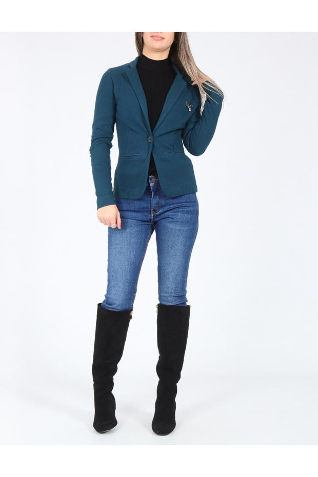 Jacket, Blue - 1