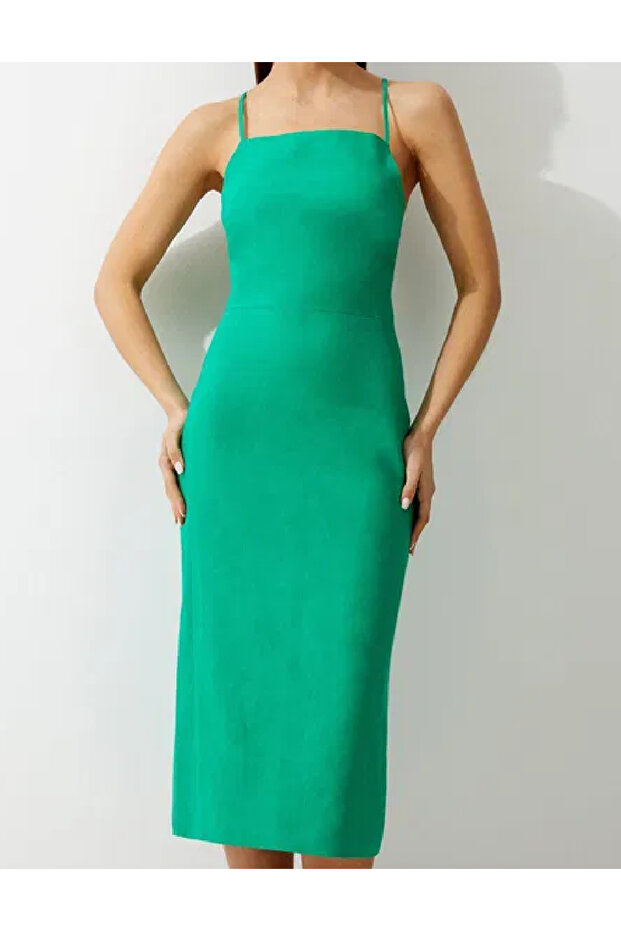 Rochie medie, Verde - 1