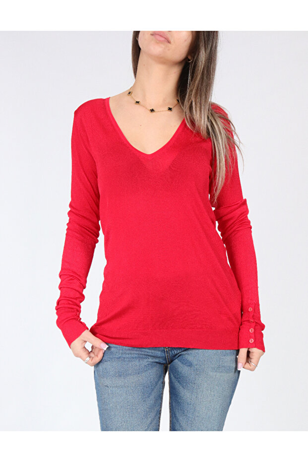 Blouse, red - 1