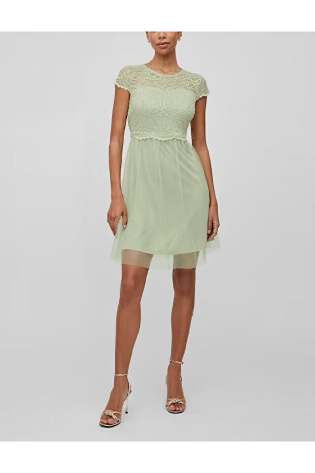 Rochie scurta, Verde - 1