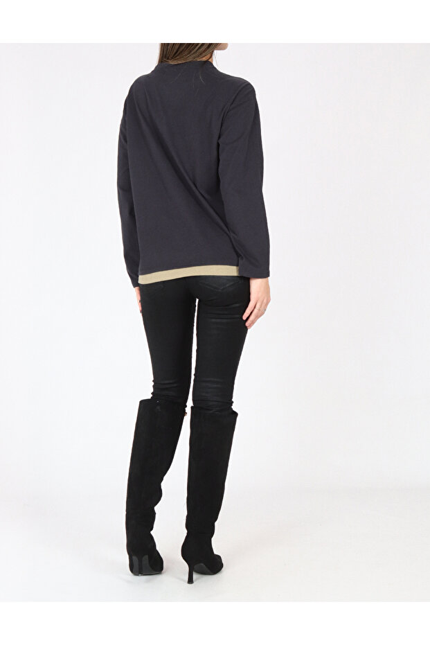 Blouse, Dark gray - 2