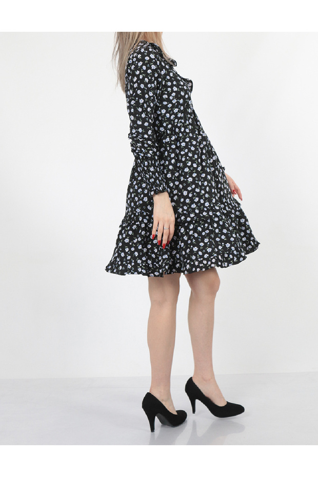 Rochie scurta, Negru - 2