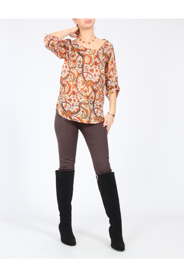 Blouse, Mix Colors