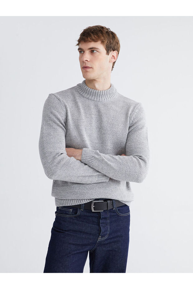 I Half Fisherman Roba Collar Men's Knitwear Sweater from Freezen Store