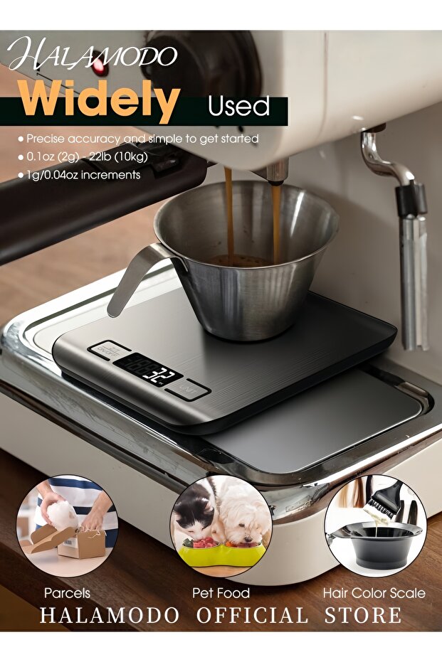 Electric Kitchen Scale Silver - 3