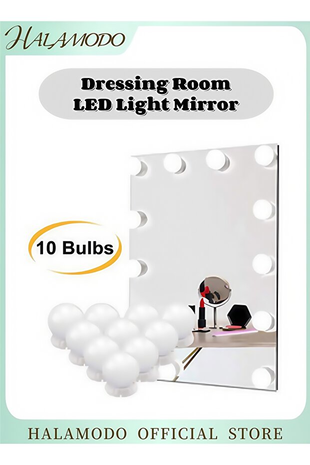 Dressing Room LED Light Mirror White