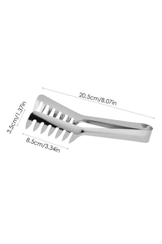 0.8mm Stainless Steel Pasta Tongs Spaghetti Server Heat Resistant tool Comfortable Grip Spaghetti No