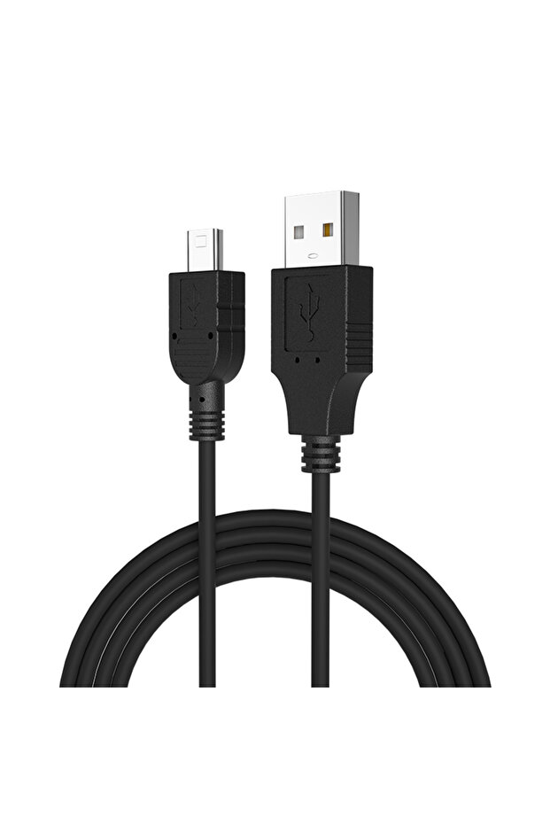 كابل USB صغير أسود بطول 1 متر إلى كابل شاحن بيانات سريع USB ملحقات الهاتف المحمول لمشغل MP3 MP4 C