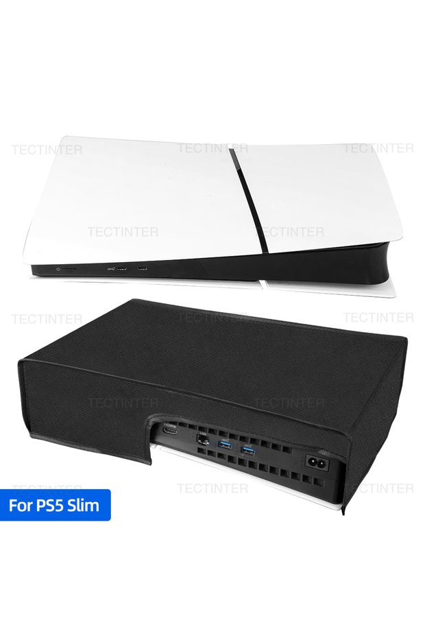 غطاء حماية من الغبار أفقي أفقي لجهاز PS5 Slim/Slim/Pro، واقي مضاد للخدش عمودي
