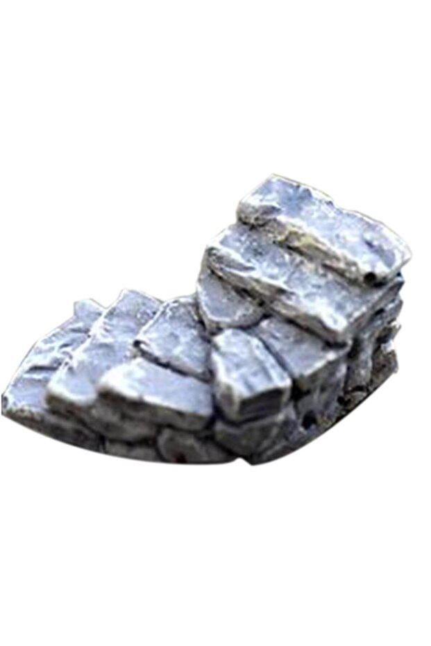 10pcs bend 10Pcs Set Stone Stairs Figures Miniature Figurine Mini Fairy Garden Micro Landscape Tank