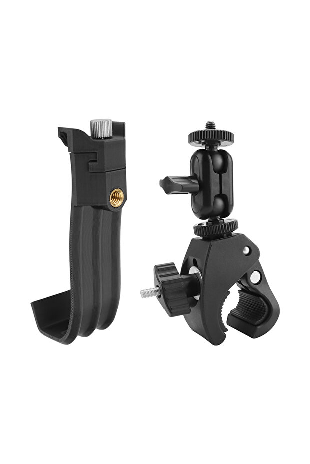 حامل دراجة أسود لجهاز تحكم DJI RC-N1/N2/N3، حامل مقود دراجة نارية لجهاز DJI Mini 3/4 P