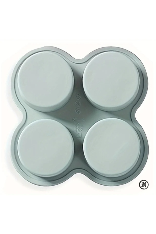gray 1pcs 1PC Reusable Silicone Air Fryer Egg Mold Non-Stick Cupcake Molds for Air Fryer Toaster Ove