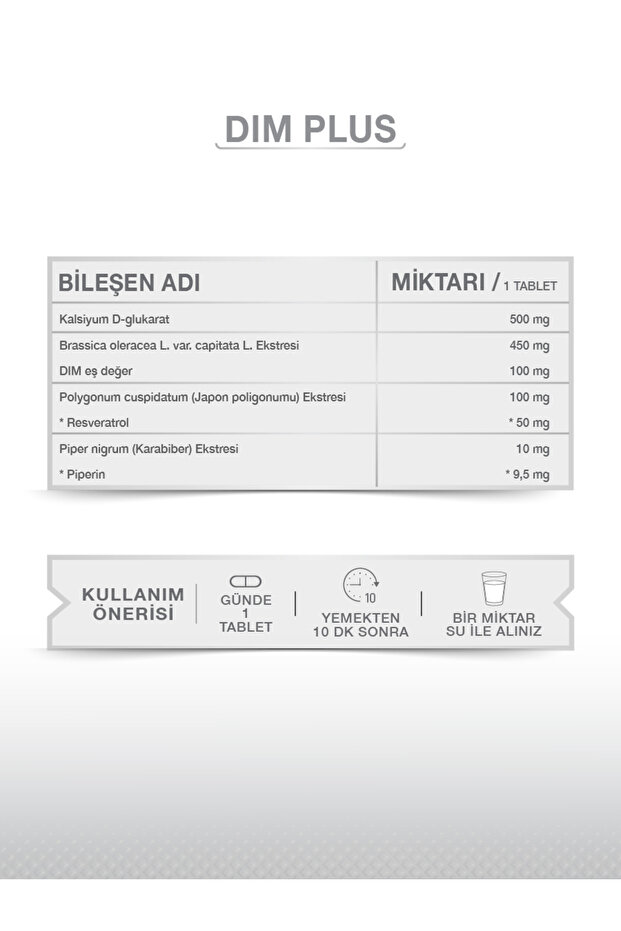 Dım Plus 60 Tablet 2 Adet - 3