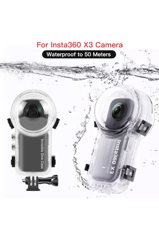 For Insta360 X3 Invisible Dive Case For Insta360 X3 Waterproof Protector 2023 New For Insta 360 X3 U - 1