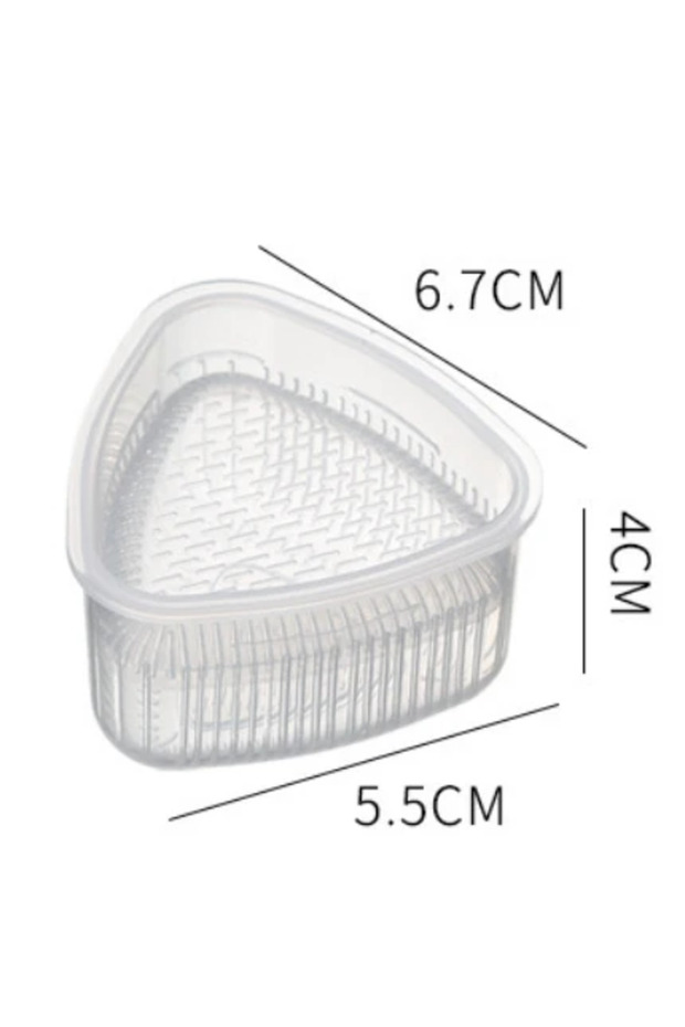 DUTRIEUX 1pc-S Transparent Plastic Onigiri Mold Set Japanese-style Onigiri and Sushi Mold Set Sush