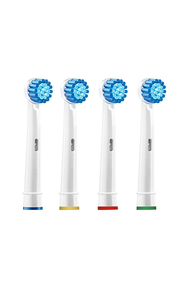 WHITE EB17 Sensitive Gum Care Replacement Brush Heads for Oral B D12 D16 D100 3757 3709 Pro3 Pro1Max