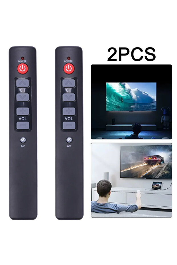 2PCS Universal 6 Button Keys Learning Remote Control Copy Code Infrared IR Duplicator Controller For - 1