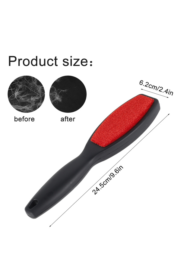 2pcs 2Pcs Double-sided Lint Brush Clothes Garment Fur Removal Brush Pet Hair Remover Magic Brush for