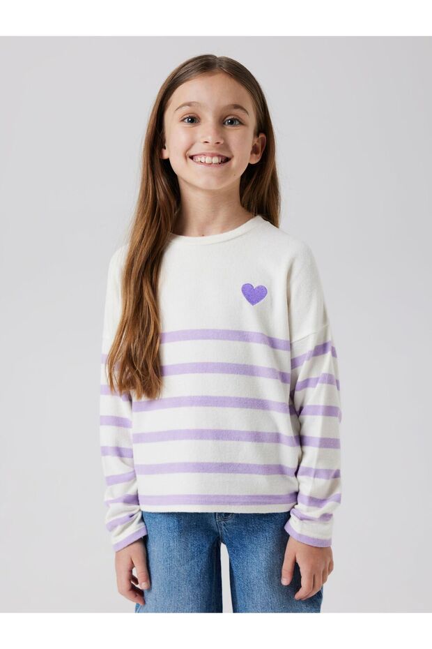 Strickpullover Streifen - 5