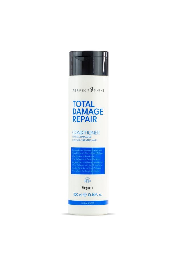Total Damage Repair Bamboo and Rose Extract Repairing Strengthening Conditioner for Damaged Hair 300ml