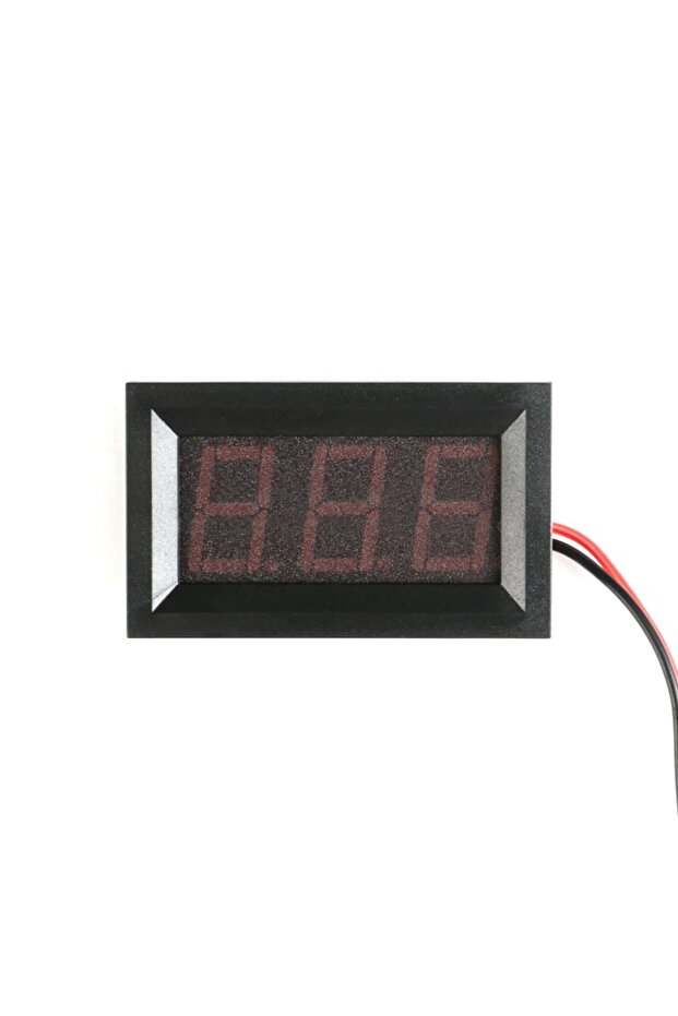 Digital voltmeter 4.5-30V, red display, - 1