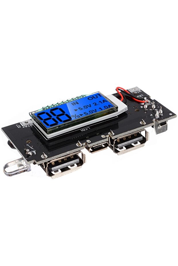 18650 battery charging module with LCD - 1