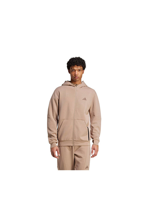 D4T Full-Zip Ho Men's Casual Jacket Jx0690 Cream