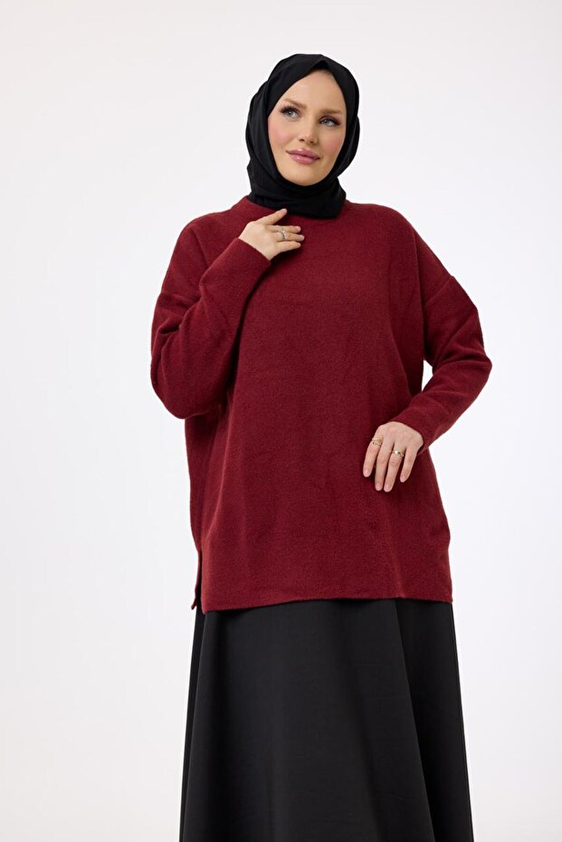 40966 - سترة طويلة أساسية أنيقة ومريحة من الفيلك