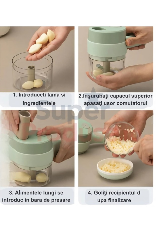 TOCĂTOR ELECTRIC MULTIFUNCȚIONAL 4-ÎN-1 - 1