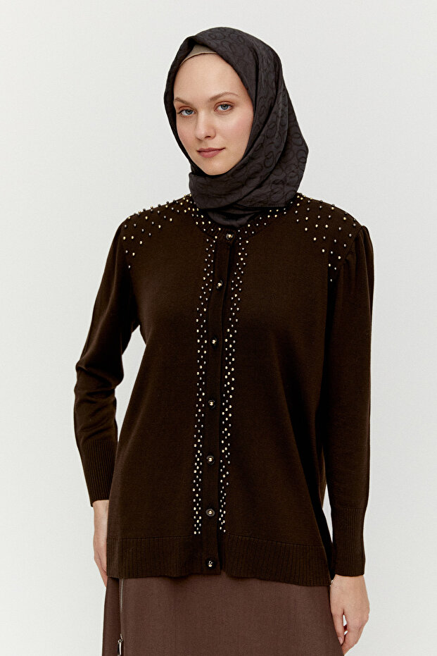 İncili Triko Hırka - 7