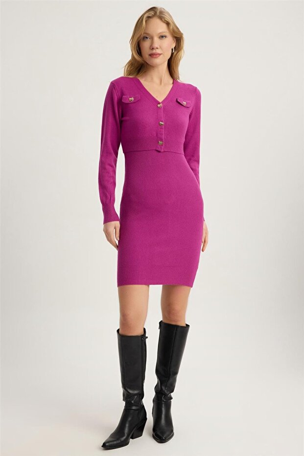 Cardigan Dress Twinset