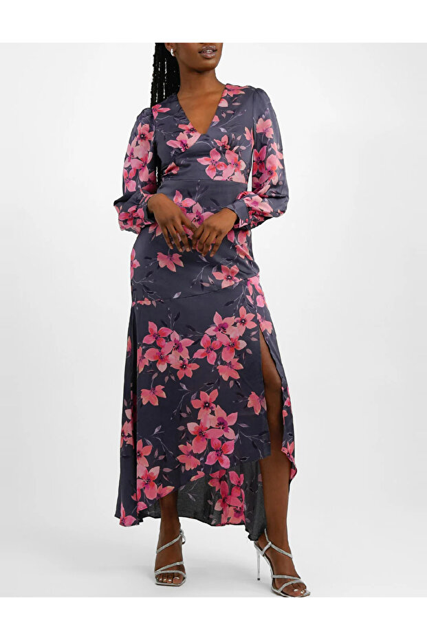 Rochie lunga, Floral print - 1