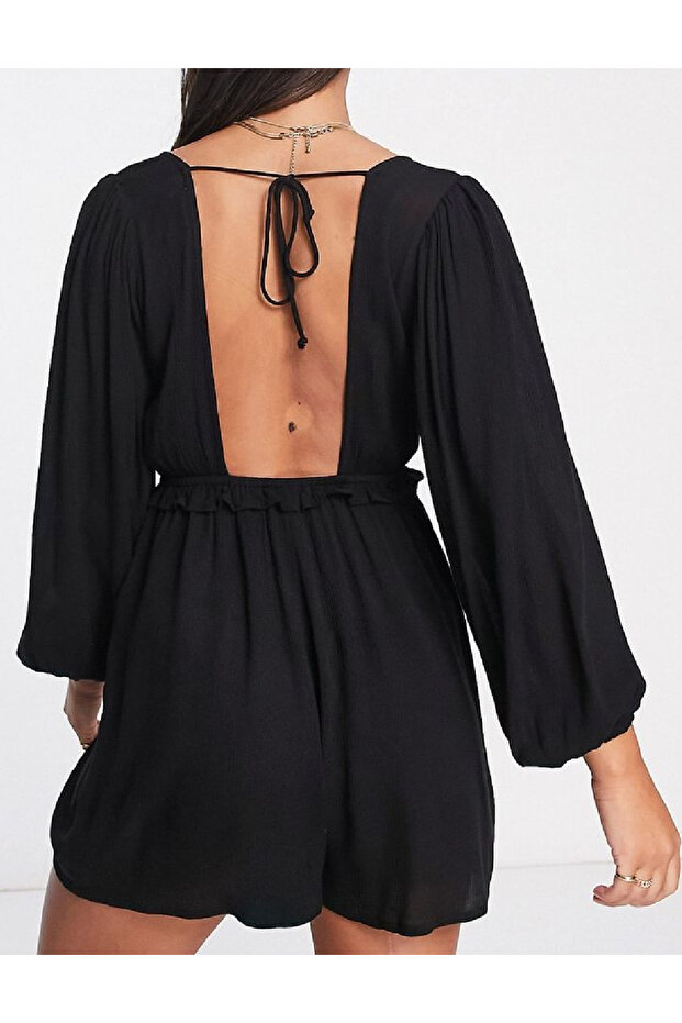 Jumpsuit, Black - 2
