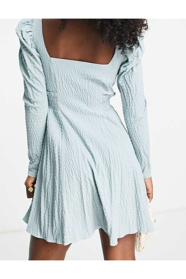 Short dress, Blue - 2