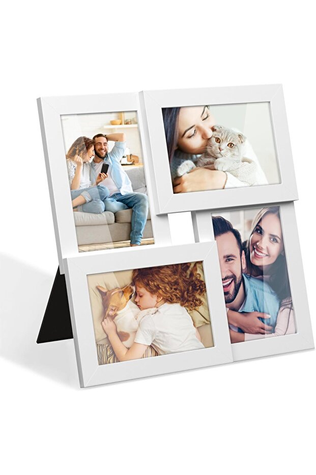 4x6 Collage Picture Frames Set of 4, Cloud White