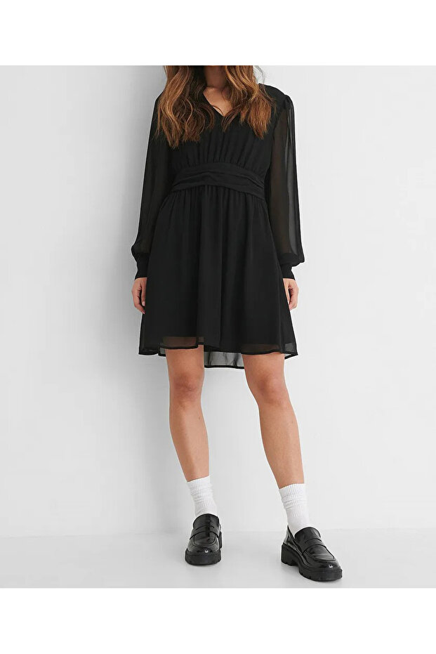 Rochie scurta, Negru - 1