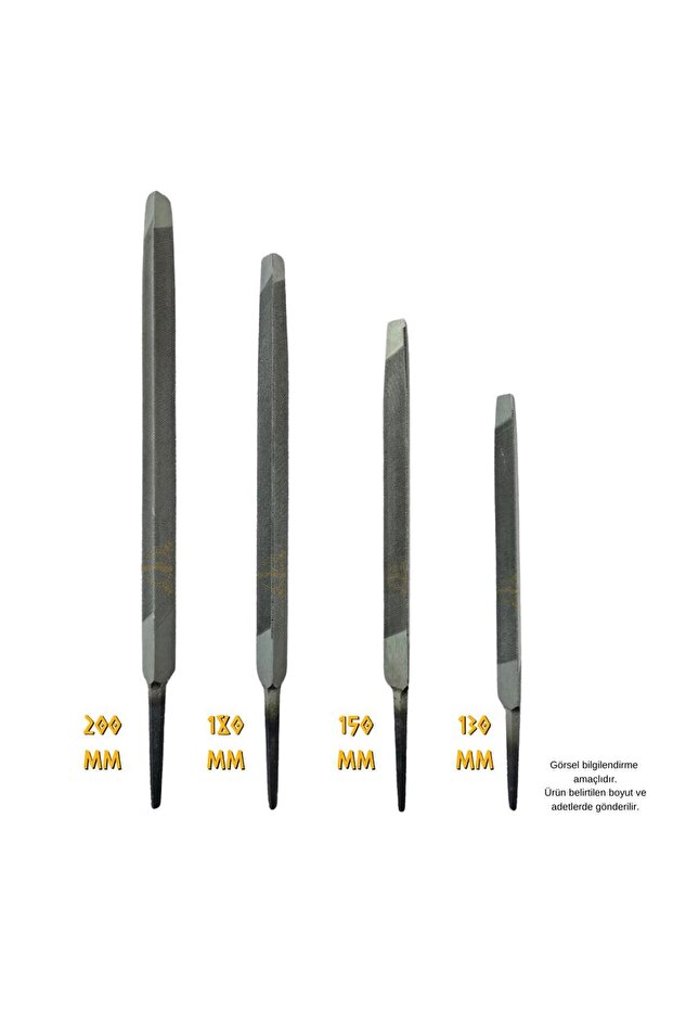 Üçgen Eğe Regular Kalın Dişli 7" - 180 mm. - 1 Adet - 4