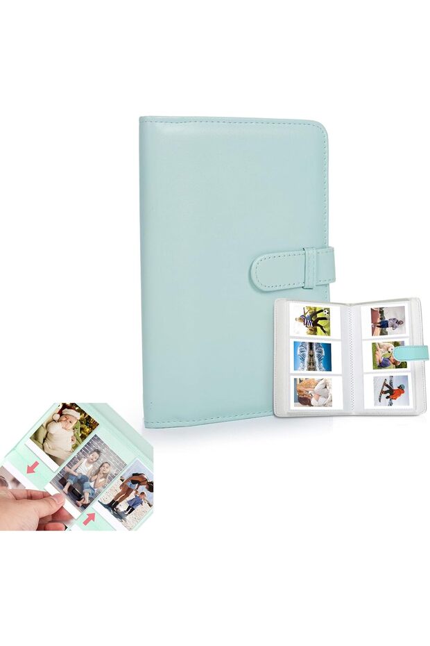 108 Pockets Mini Photo Album for Instax Mini & Polaroid (Mint Green)