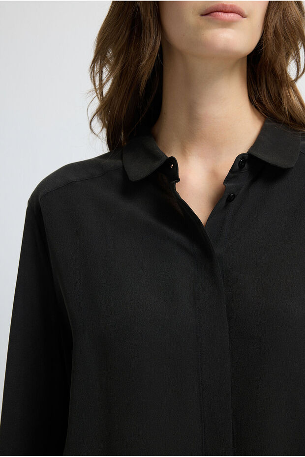 Bebe Yaka İpek Gömlek - 2