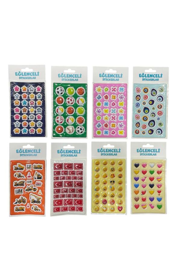 Fun Stickers Set of 8