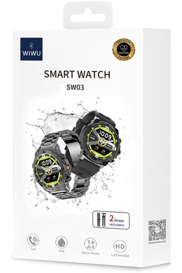 SW03 Sports Smart Watch - Vermilion