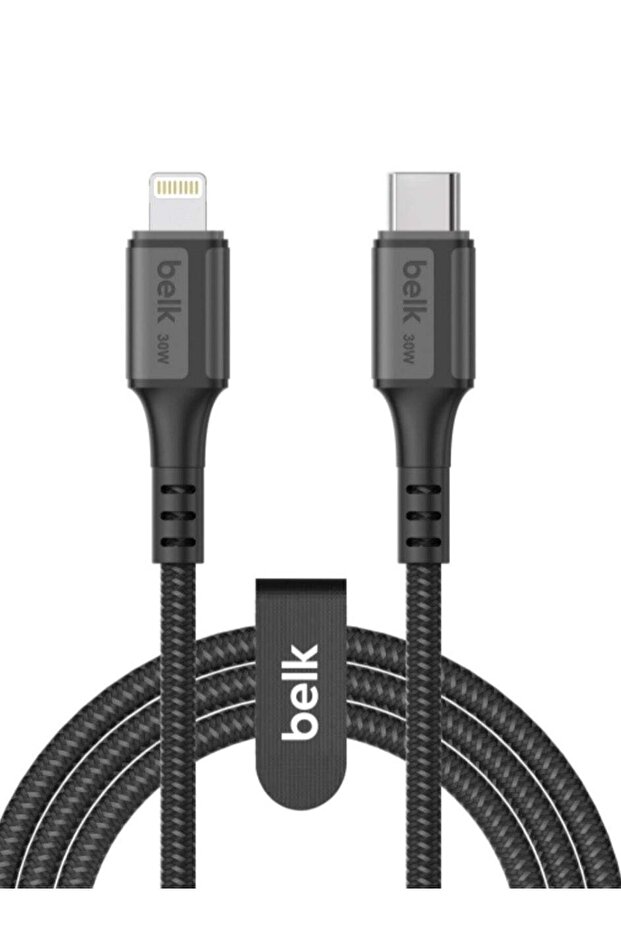كابل شحن PD USB-C إلى Lightning بقوة 30 وات لأجهزة iPhone - 120 سم