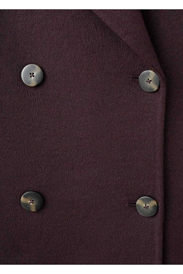 El yapımı oversize yün palto - 7