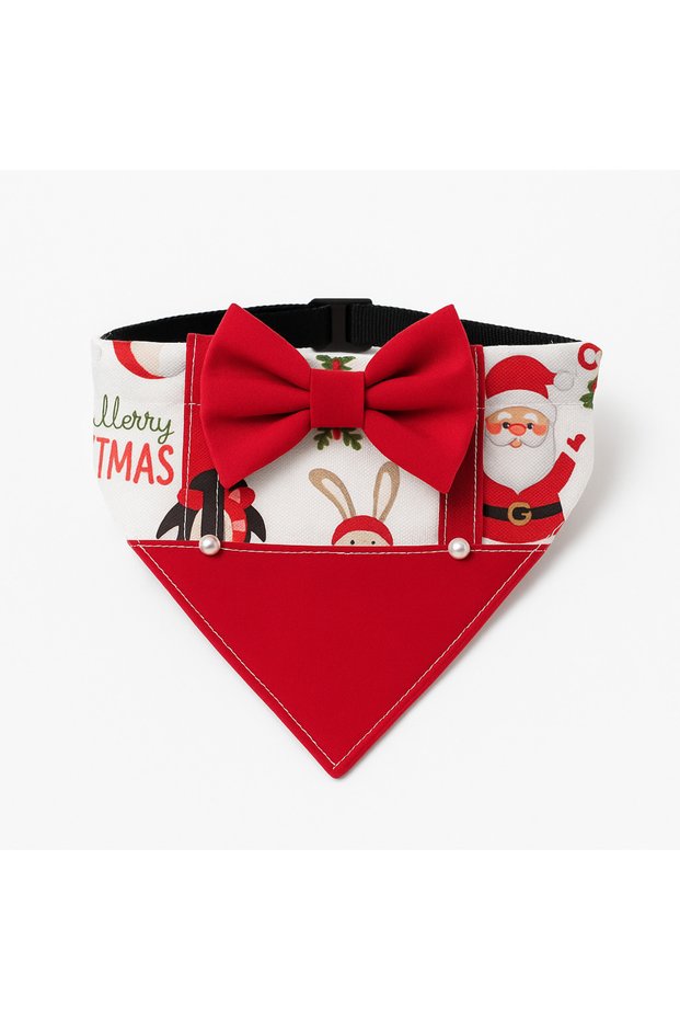 New Year's Concept Cat Dog Bandana