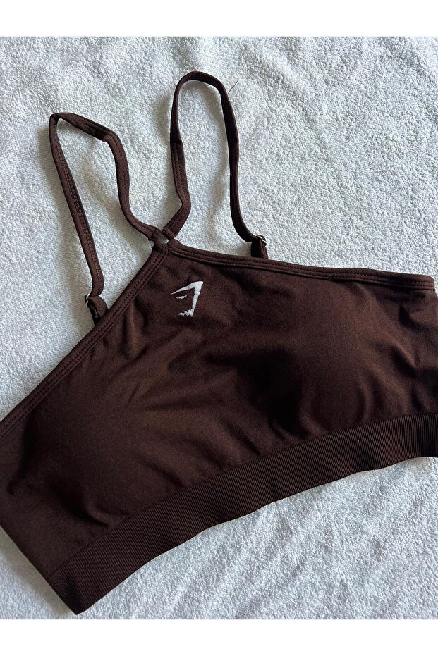 Gym Halterneck Sports Bra Bustier Top