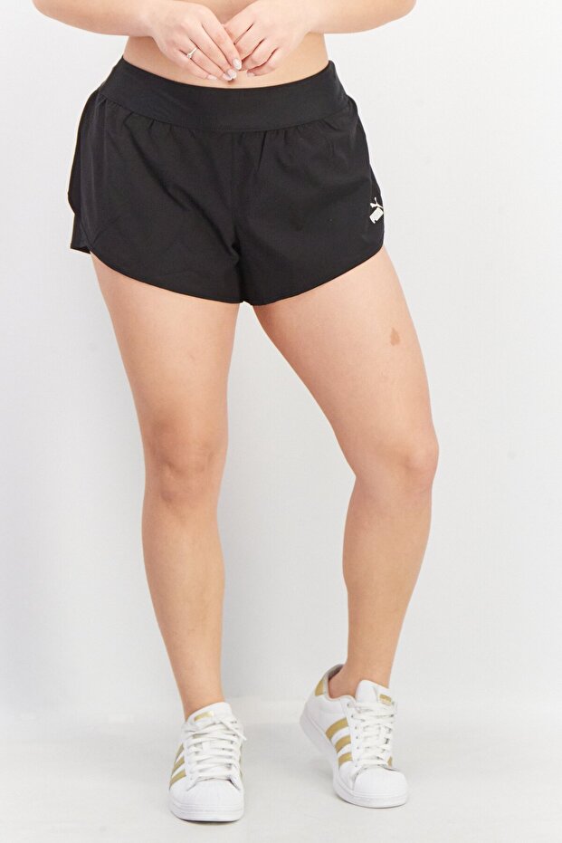 Women Sportswear Fit Training Shorts, Black