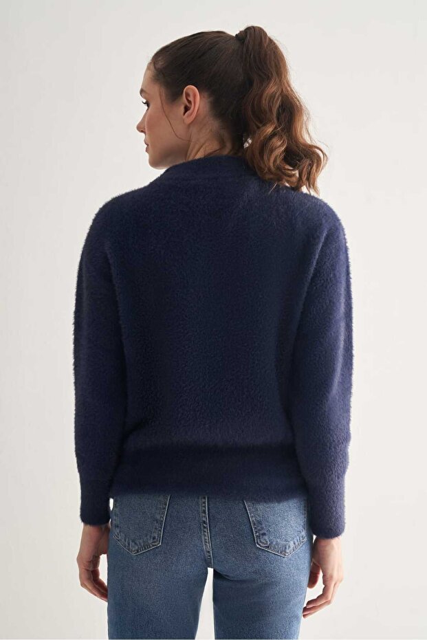 Düşük Kol Regular Kazak - 4