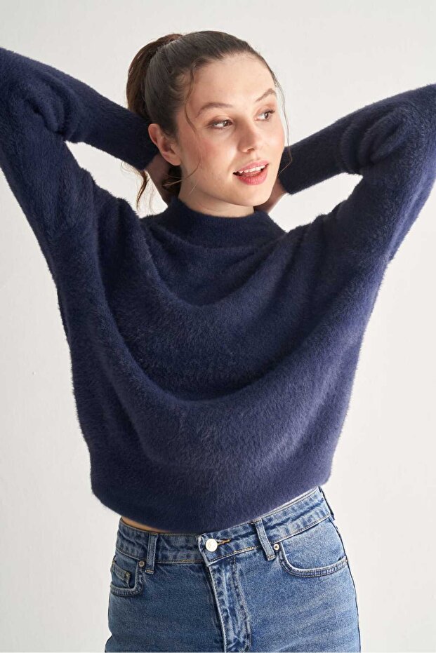 Düşük Kol Regular Kazak - 2